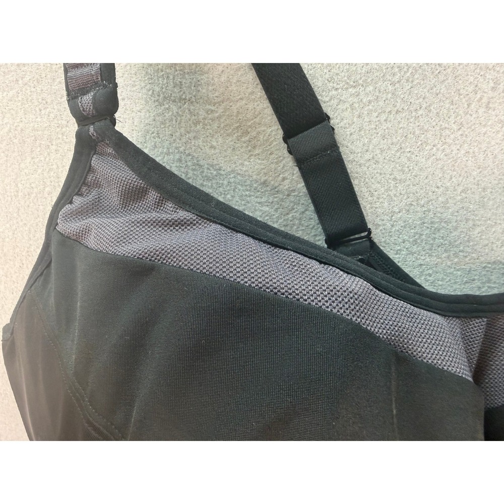 Adore Me Alysha Black Grey Mesh Unlined Underwire Support Bra 44DDD - Picture 5 of 6